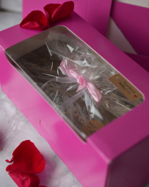 Boîte pâtissière rose à fenêtre x10 – Image 5